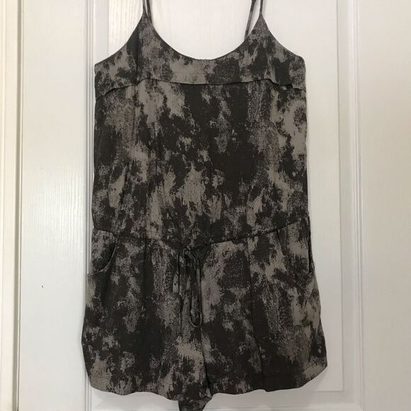 Lush Romper M Black Gray Women - Picture 1 of 8